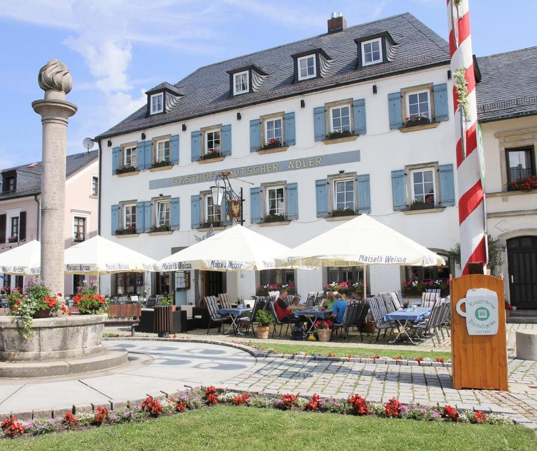 Gasthof Deutscher Adler Und Hotel Puchtler Bischofsgrün Exterior foto